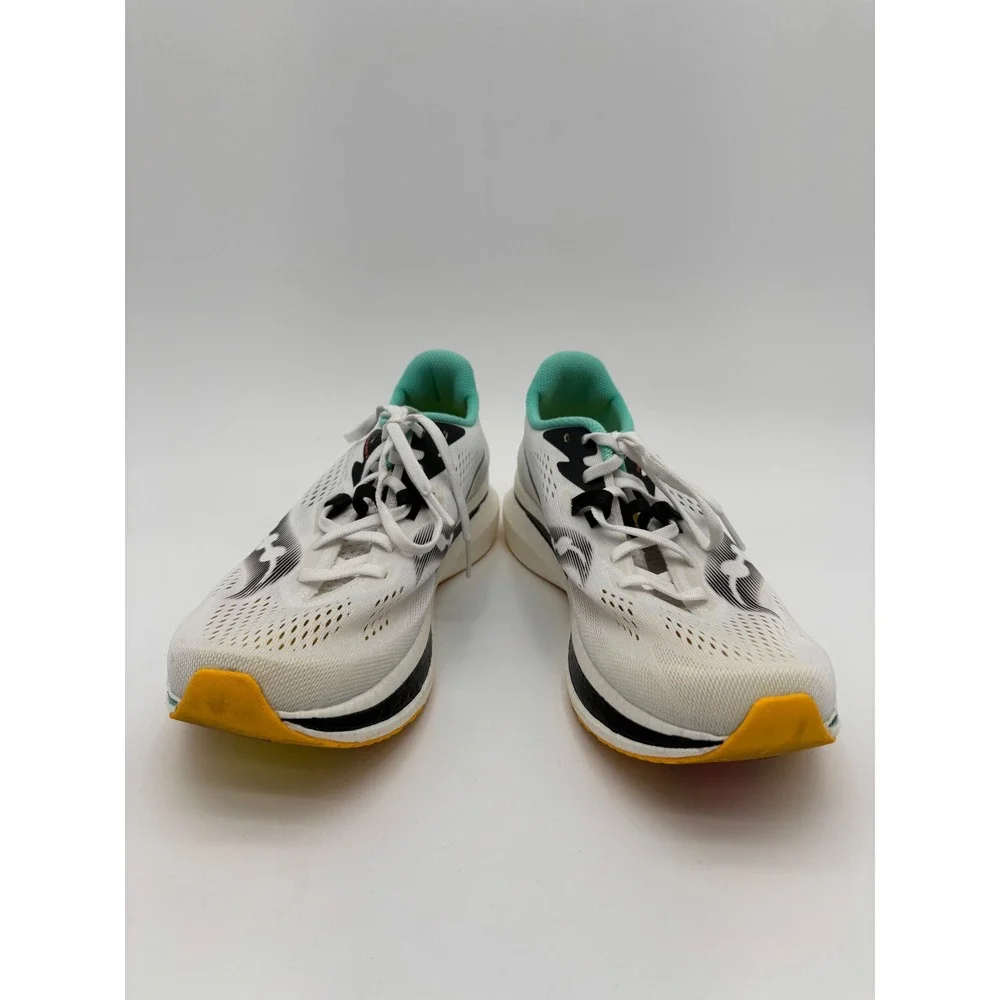 Saucony Endorphin Pro 2 Womens 10.5 Running Shoes White Teal Black S10687-10 - Picture 6 of 8